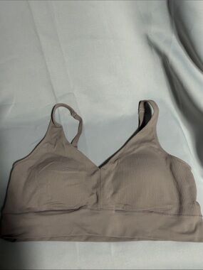 Jockey Ribbed Taupe Bralette